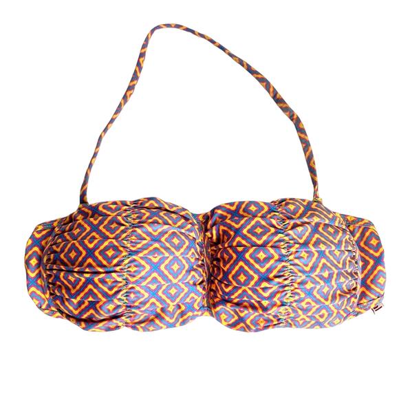 Koral Swimwear Multicolor Halter Bandeau 2-Piece Bikini Set M/L - Picture 2 of 11